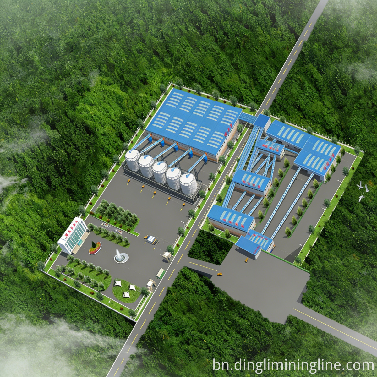 High-Purity Stone Aggregate Line